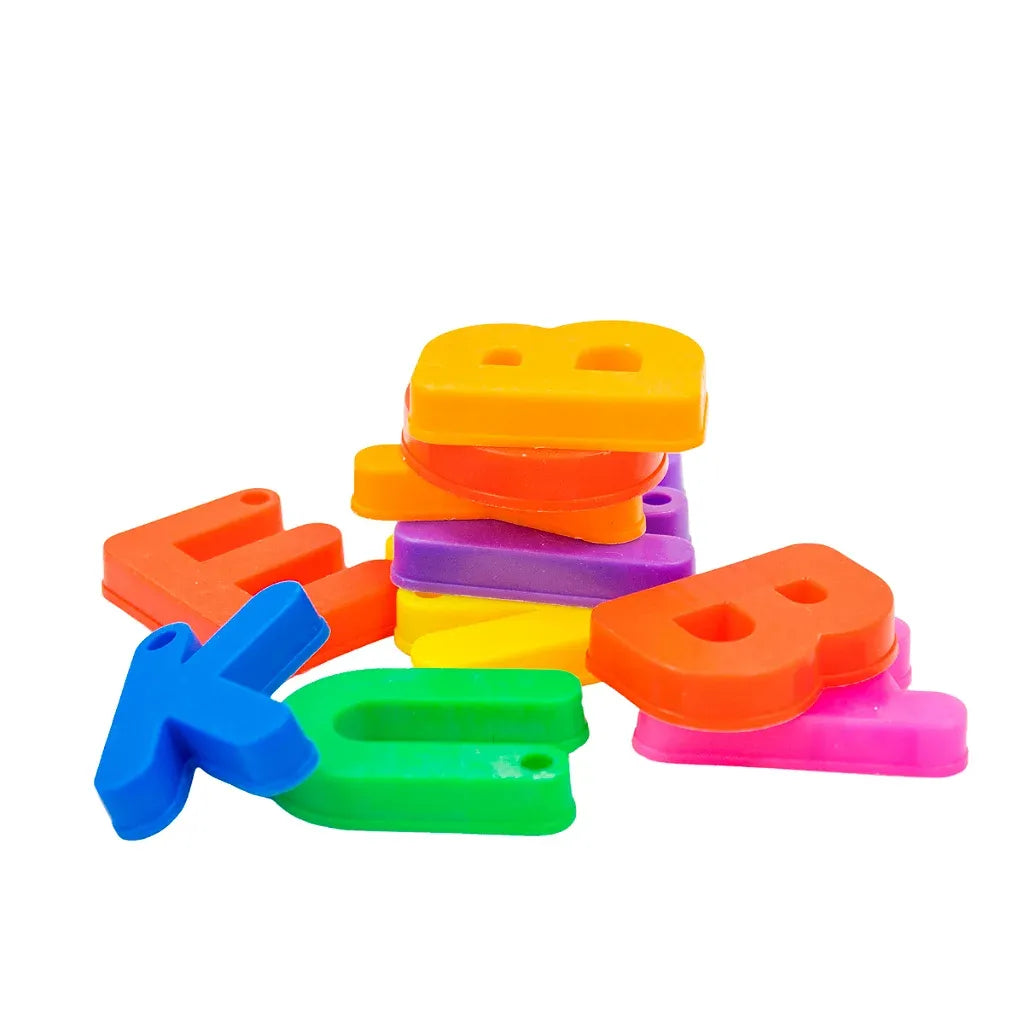 Kids Assembling Letter Blocks