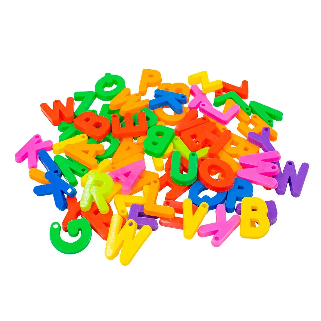 Kids Assembling Letter Blocks